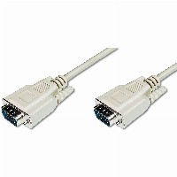 Digitus VGA-Kabel D-Sub15->D-Sub15 St/St 1.80m be