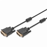 DIGITUS DVI-D-Kabel DVI(24+1) -> DVI(24+1) St/St 2.00m schw Polybeutel