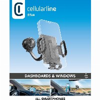Cellularline KFZ-Halterung HUG FLEXI mit Supergrip-Saugnapf