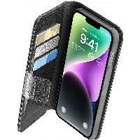 Cellularline Case BOOK AGENDA 2 f. iPhone 14 Plus. black