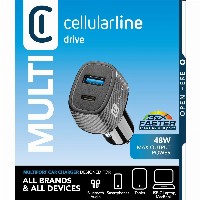 Cellularline USB Car Charger Multipower Ultra 30W Black