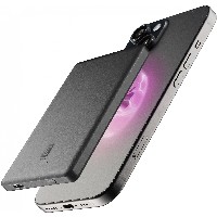 Cellularline MagSafe Wireless Power Bank MAG LITE 5000 Gray