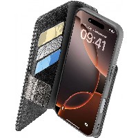 Cellularline Book Agenda 2 Case iPhone 16 Pro Max Black