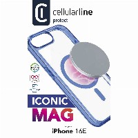 Cellularline Iconic MAG MagSafe Case fr Apple iPhone 16e Blue