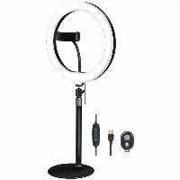 Logilink Smartphone-Ringlicht-Stativ m. Fernauslöser.DM 25cm