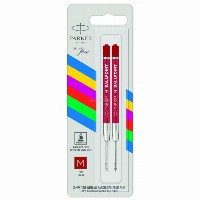 PARKER Kugelschreibermine QUINKflow Basic 2er M Rot Blister