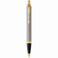 PARKER Kugelschreiber IM Brushed Metal BL M Blau Blister