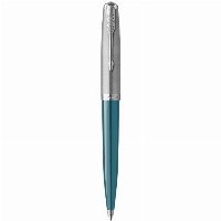 PARKER Kugelschreiber 51 Teal Blue C.C. schwarz M Geschenkbox
