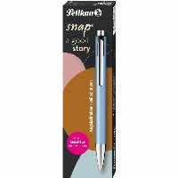 Pelikan Kugelschreiber Snap Metalic K10 Frostblau im Etui