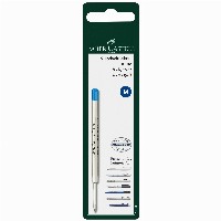 FABER-CASTELL Kugelschreibermine blau M in BK 5er