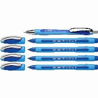 Schneider Etui 4x Kugelschreiber Memo + 1x Rave blau