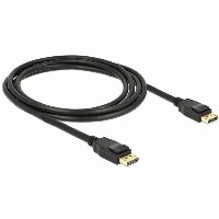 DELOCK Kabel DisplayPort 1.2 Stecker > DisplayPort Stecker 2 m schwarz 4K