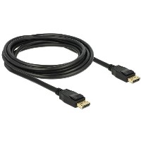 DELOCK Kabel DisplayPort 1.2 Stecker > DisplayPort Stecker 3 m schwarz 4K