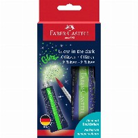 FABER-CASTELL Glitzer Glow in the dark 2x12 ml
