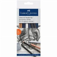 FABER-CASTELL Zeichenset Kohle