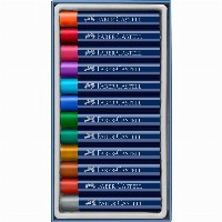 FABER-CASTELL Ölpastellkr. metallic 12er Kartonetui