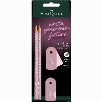 FABER-CASTELL Schreibset Sparkle rose shadows BK
