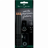 FABER-CASTELL Sleeve Set groß schwarz
