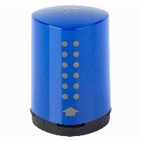 FABER-CASTELL Einfachspitzdose Grip 2001 Mini blau/rot