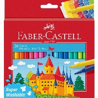 FABER-CASTELL Filzstift Castle 36er Kartonetui