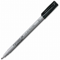 STAEDTLER Folienstift Lumocolor non-perm F schwarz 10 Stück