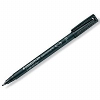 STAEDTLER Folienstift Lumocolor perm F schwarz 10 Stück