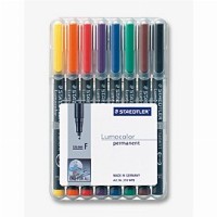 STAEDTLER Folienstift Lumocolor F perm 8St