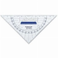 STAEDTLER Geodreieck 16cm P.styrol m.Griff tr