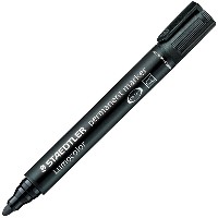 STAEDTLER Marker Lumocolor perm schwarz 10 Stück