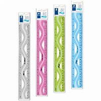 STAEDTLER Lineal 30 cm ultraflex farblich sortiert