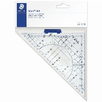 STAEDTLER Geodreieck 22cm Acryl m.Griff trans