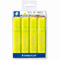 STAEDTLER Textmarker Textsurfer clas 4St gelb