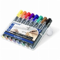 STAEDTLER Marker Lumocolor perm 8St Box