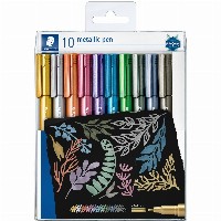 STAEDTLER Marker Metallic 10 Stück im Etui. 1-2mm