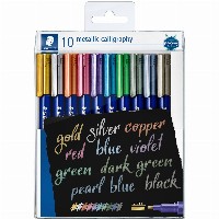 STAEDTLER Marker Metallic calligraphy 10 St.im Etui. 2.8mm