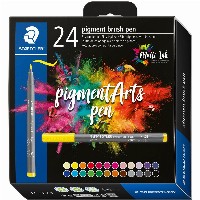 STAEDTLER MultiInk Pigment Arts brush pen 24er-Set sort. retail