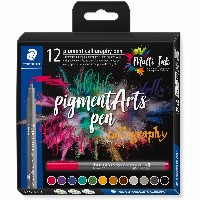 STAEDTLER MultiInk Pigment Arts calligraphy pen 12er-Set retail