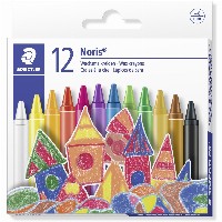 STAEDTLER Wachsmalkreide Noris 12er-Set im Kartonetui 8mm retail