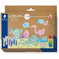 STAEDTLER Fingermalfarbe NJ Pastell 6St Etui