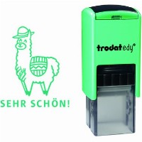 trodat Motivstempel Printy Minzgrün ″Lama″ 4922