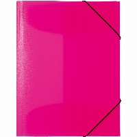 HERMA Sammelmappe A4 neon pink Polypropylen 3St.