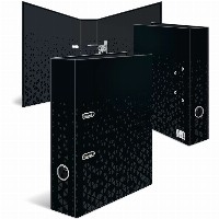 HERMA Ordner A4 Karton Color Schwarz