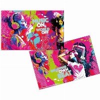 HERMA Schreibunterlage Kartonmusic Girl 55x35 3Stk