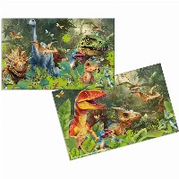 HERMA Schreibunterlage Karton Dino World 55x35 3Stk