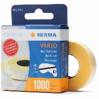 HERMA Vario Nachfüllrolle fest haftend 1000 Klebestücke
