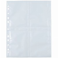 HERMA Fotosichthüllen 90 x 130 mm hoch weiß 250 Hüllen