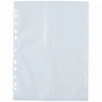 HERMA Fotosichthüllen 100 x 150 mm hoch weiß 250 Hüllen
