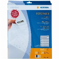 HERMA Diahüllen für Kleinbild-Dias 10 Hüllen klar/matt
