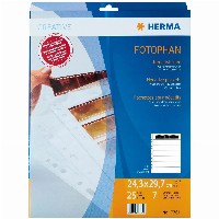 HERMA Negativhüllen transparent für 7 x 5 Streifen 25 St.