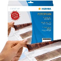 HERMA Negativhüllen transparent 4 Filmstreifen klar 100 St.